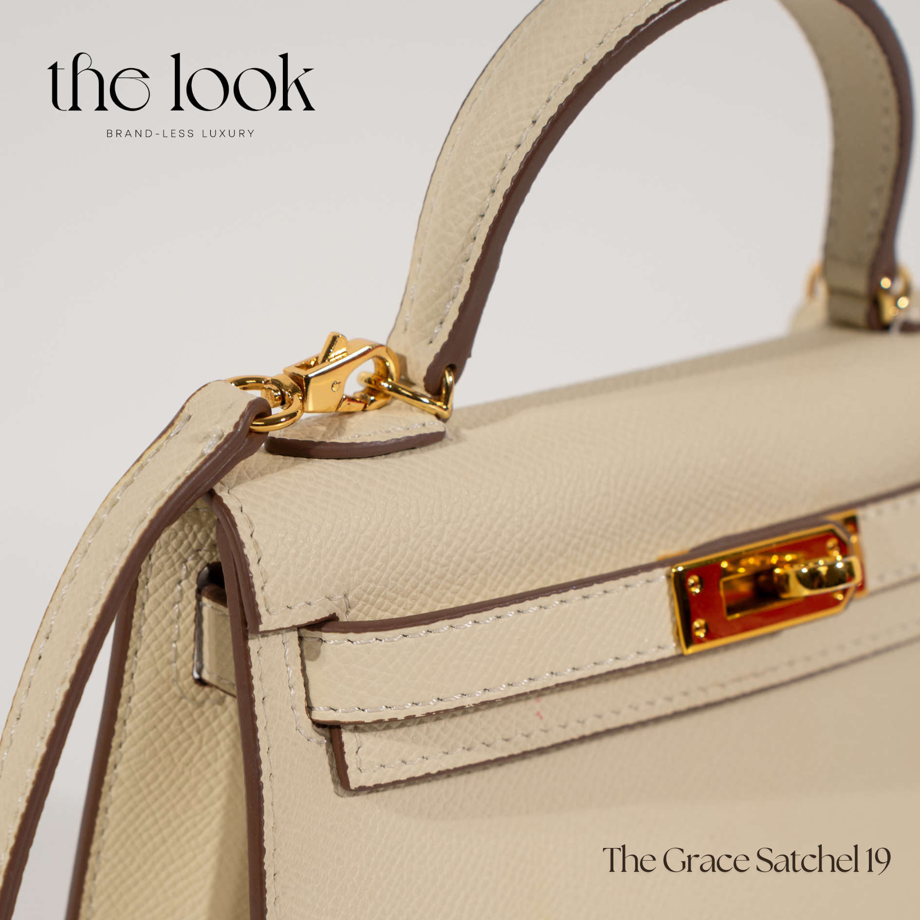 The Grace 19 Mini in Cream GHW by The Look