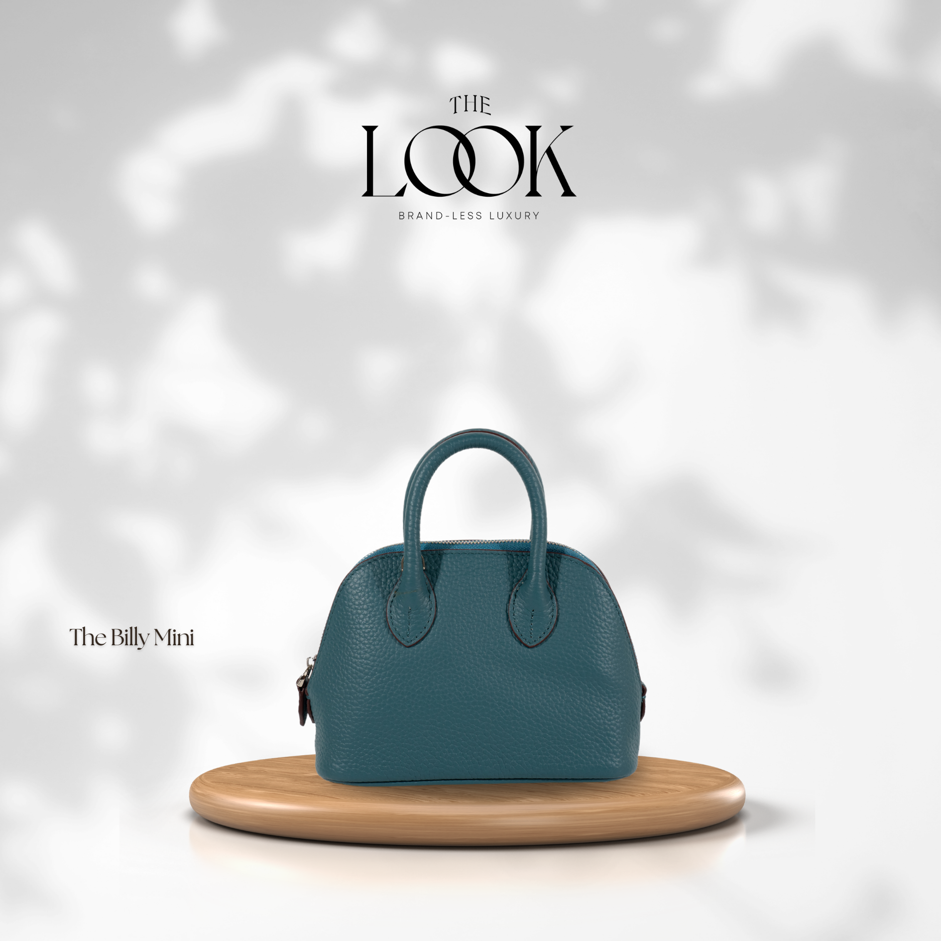 The Mini Billy Dome Crossbody in Deep Sea by The Look