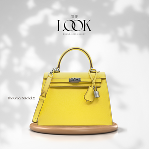 The Grace 25 Satchel Epsom Leather in Citron SHW