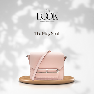 The Riley Mini Evercolor Leather in Sakura Pink SHW