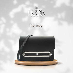 The Riley Evercolor Leather in Noir SHW
